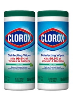 Buy Fresh Scent Disinfecting Wipes - 2 Packs x 35 Wipes, 70 Counts in Saudi Arabia