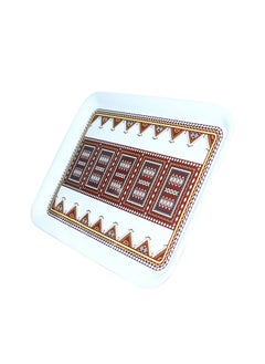 Buy Plastic Serving Tray With Heritage Patterns in Saudi Arabia