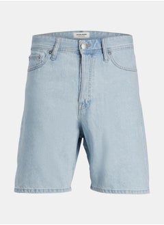 Buy Loose Fit Denim Shorts with Pockets in Saudi Arabia