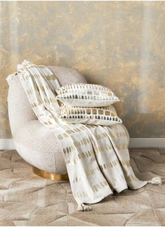 اشتري Sloane 3 Piece Cotton Throw Set 125x150 cm في السعودية