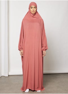 Buy Praying Dress In Plain Colour With Attached Veil in Saudi Arabia