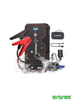 Buy Car Jump Starter 2000A Peak 21800mAh 12V Super Safe Jump Starter Up to 8.0L Gas or 6.5L Diesel Engine  with USB Quick Charge 3.0 Pack Type-C Portable Phone Charger in Saudi Arabia