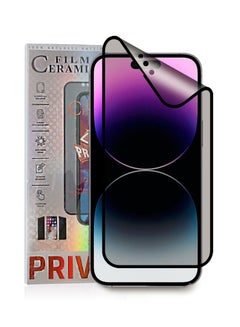 Buy Privacy Matte Ceramic Screen Protector for Apple iPhone 14 Pro Max in Saudi Arabia