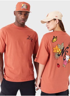 Buy Floral Graphic Oversized T-Shirt in UAE