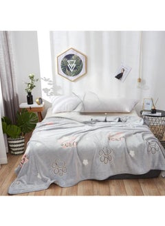 Buy 1-Piece Cat Paw Pattern Interesting Cozy Blanket Air Conditioning Blanket in UAE