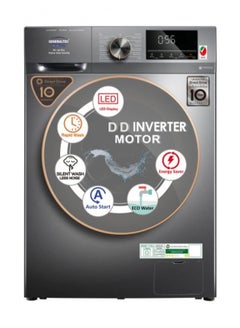 اشتري Generaltec Fully Automatic 10 Kg 1200 RPM Front Load Washing machine with DD Inverter Motor and Silent Wash في الامارات