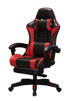 Buy Gaming Chair, Office Chair High Back Computer Chair Leather Desk Chair Racing Executive Ergonomic Adjustable Swivel Task Chair with Headrest and Lumbar Support in Saudi Arabia