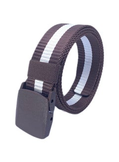 Buy Classic Milano Belts for men Canvas Casual Autolock Mens Belt CBSP02 by Milano Leather in UAE