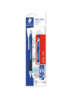 Buy Mars Micro Mechanical Pencil + Hb Lead Refills Blue in Egypt