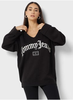 Buy Logo Knitted Sweater in Saudi Arabia