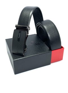 Buy Classic Milano Genuine Leather Belt Autolock ALTHQ-3705-1 (Black) by Milano Leather in UAE
