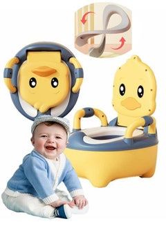 Buy Training Potty System Easy to Clean and Easy to Use Potty Training Seat Children's Training Toilet Chair with Cushion Removable Bedpan for Toddler in Saudi Arabia
