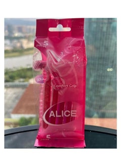 Buy Alice 3 Blade Disposable Razors For Women - 5 Pieces in Egypt