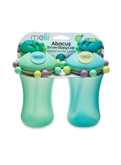 Buy Abacus Sippy Cup 340 ml Mint & Turquoise - 2 Pack in Saudi Arabia