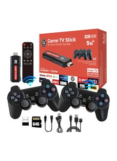 Buy Video Game stick Android 5G 8K TV BOX Dual system 2.4G Double Wireless Controller Retro Games in Egypt