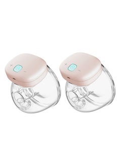 اشتري YOUHA Wearable Breast Pump Hands Free Single Electric Breast Cup BPA-free 3 Modes 9 Suction Levels Built-in Battery 8oz/240ml Milk Collector for Breastfeeding with 24mm , Pack of 2pcs في السعودية