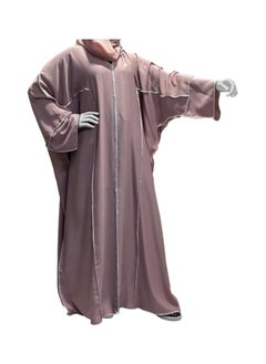 Buy Sulaym Korean Nida Stylish Simple Abaya in UAE