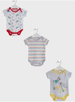 Buy Infant 3 Pack Printed Bodysuit in UAE