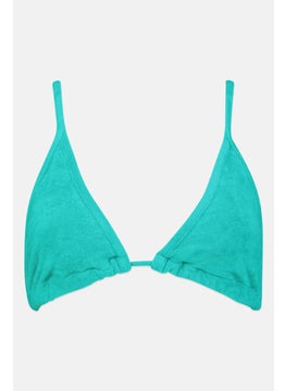 اشتري Women Solid Non-Padded Bikini Top, Green في الامارات