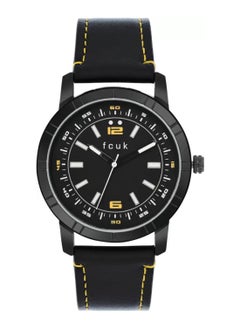 اشتري Analog Black Dial Men's Watch-FK00012F, Black في الامارات