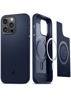 Buy Mag Armor MagFit iPhone 14 Pro Case Cover with Magsafe - Navy Blue in UAE