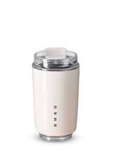 Buy Travel Coffee Mug, 350 ML Insulated Beverage Cup With Leakproof Lid, Long Lasting Coffee Tumbler With Lid And Straw, Travel Coffee Thermos White in Saudi Arabia