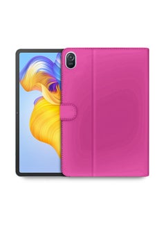 Buy High Quality Leather Smart Flip Case Cover With Magnetic Stand For Honor Pad 8 12.4 Inch 2022 Pink in Saudi Arabia