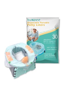 Buy Potty Chair Liners Portable Disposable Potty Liner Bags For Universal Potty Training Toilet Seat Toddler Outdoors Travel Baby Toilet Liners 30 Pack in UAE