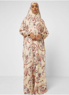 Buy Shirred Sleeve Prayer Dress in Saudi Arabia