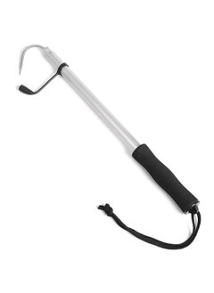 Buy Fishing Spear Hook Tackle Fish Landing Gaff, Folding 2 Section Extendable Telescopic Pole Handle in UAE