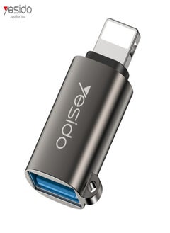 اشتري محول Yesido GS14 8 Pin إلى USB 3.0 OTG (أسود) في مصر