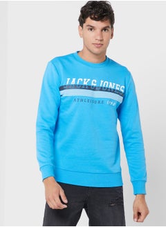 Buy Logo Print Sweatshirt in Saudi Arabia