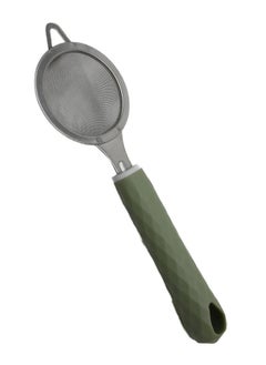 اشتري 1 Pc Strainer With Green Handle 21x8x4 Cm Green, Silver في الامارات