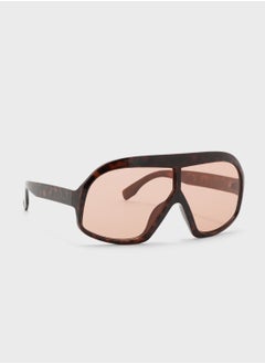 Buy Oversized Shield Sunglasses in Saudi Arabia