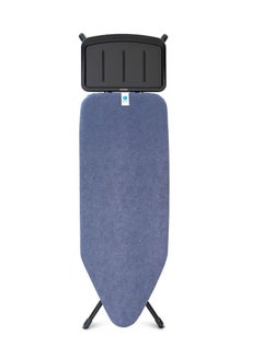 Buy BRABANTIA Ironing Board C 124x45 cm with Solid Steam Unit Holder - Denim Blue in UAE