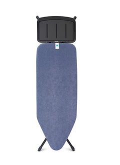 اشتري BRABANTIA Ironing Board C 124x45 cm with Solid Steam Unit Holder - Denim Blue في الامارات