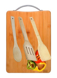 Buy Wooden Chopping Board Kitchen Cutting Board with Spoon in UAE