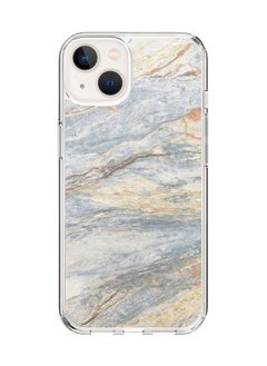 اشتري Classic Clear Case for Apple iPhone 14 Plus Case Hybrid Soft Cover Flexible Edges Anti Drop TPU PC Gel Thin Transparent Cover - Marble Print Grey Classic في الامارات