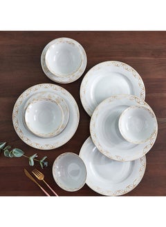 Buy Premia 12-Piece Dinner Set 25.5 x 2 x 25.5 cm in UAE