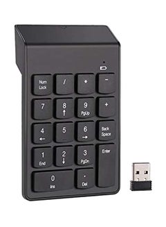 Buy Min Wireless Numeric Keypad Black in Saudi Arabia