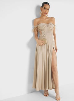 Buy Bardot Pleated Dress in UAE