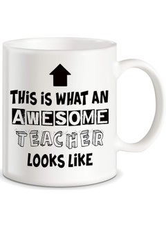 اشتري Teacher Appreciation Gifts Coffee Mug | White Color 11oz | Perfect Gift for Teachers By Spoil Your Wall في الامارات