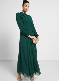 Buy Ruched Detail A-Line Dress in Saudi Arabia