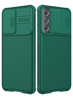 Buy Nillkin Case for Samsung Galaxy S22 Plus (6.55" Inch) CamShield Pro Slider Camera Close & Open Double Layered Protection TPU + PC Green in Egypt