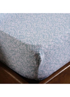 اشتري Mere Floral Fitted Sheet 120X200+33Cm - Blue في الامارات