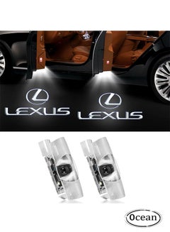 اشتري 2 Pack LED Car Door Logo Light Courtesy Projector Laser Welcome Lights في السعودية