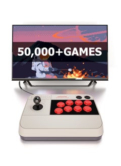 اشتري Super Arcade Game Console, Retro Game Console,50000+Games, All-Around 3D Joysticks, Arcade Game Machine, Support Custom Buttons,EmuELEC 4.5/Android 9.0 /CoreE 256G TF Card في الامارات