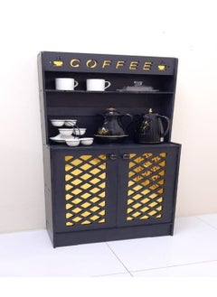 اشتري Large DIY Coffee and Corner Table With Multiple Shelves for Kitchen في الامارات