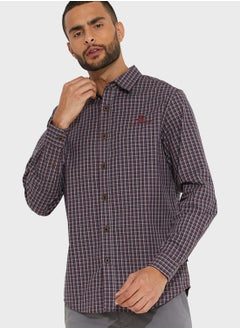 Buy Checked Slim Fit Shirt in Saudi Arabia