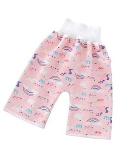 Buy Waterproof Cotton Diaper Shorts Toddler Training Diaper Pants for Baby Pee Training Skirt for Baby Toddler Boy Girl Night Time Sleeping in Saudi Arabia
